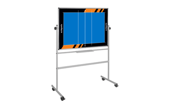 Acrilsports Coachboard for locker room Doble side with wheels