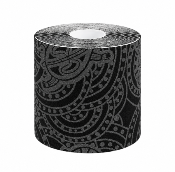 Fita biomecânica de negro cinza fita dinâmica 7,5 cm