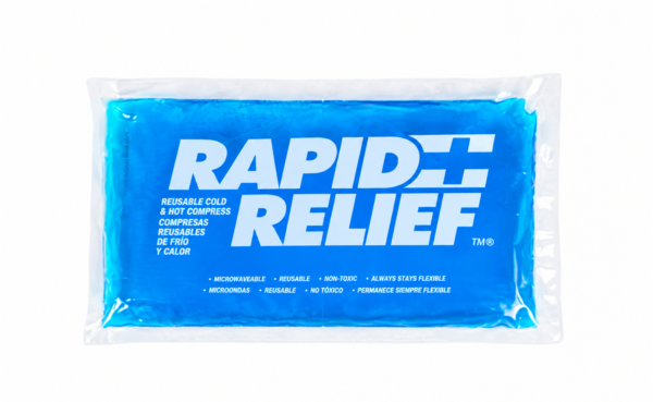 Caixa de Compressa Quente-Fria Reutilizável 15x26cm (24) RAPID RELIEF