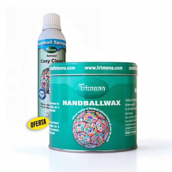 Trimona Resina Bolas Andebol x10 + Spray Easyclean